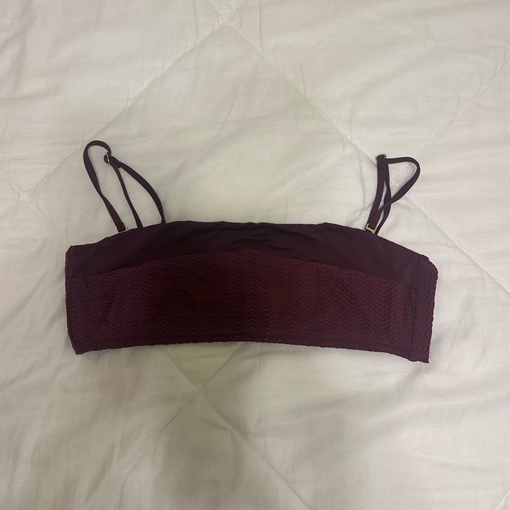 Sanctuary Bandeau Bikini Top Tie Back